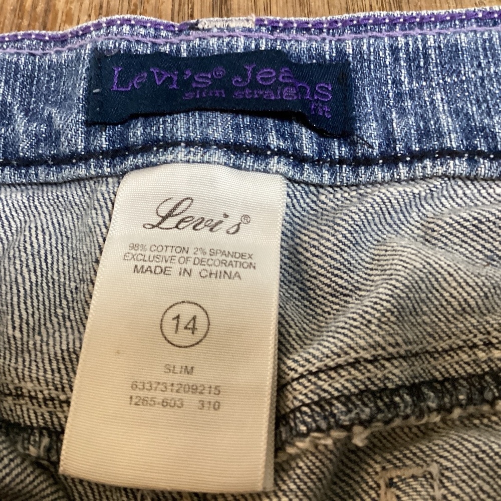 Levi’s slim straight fit jeans